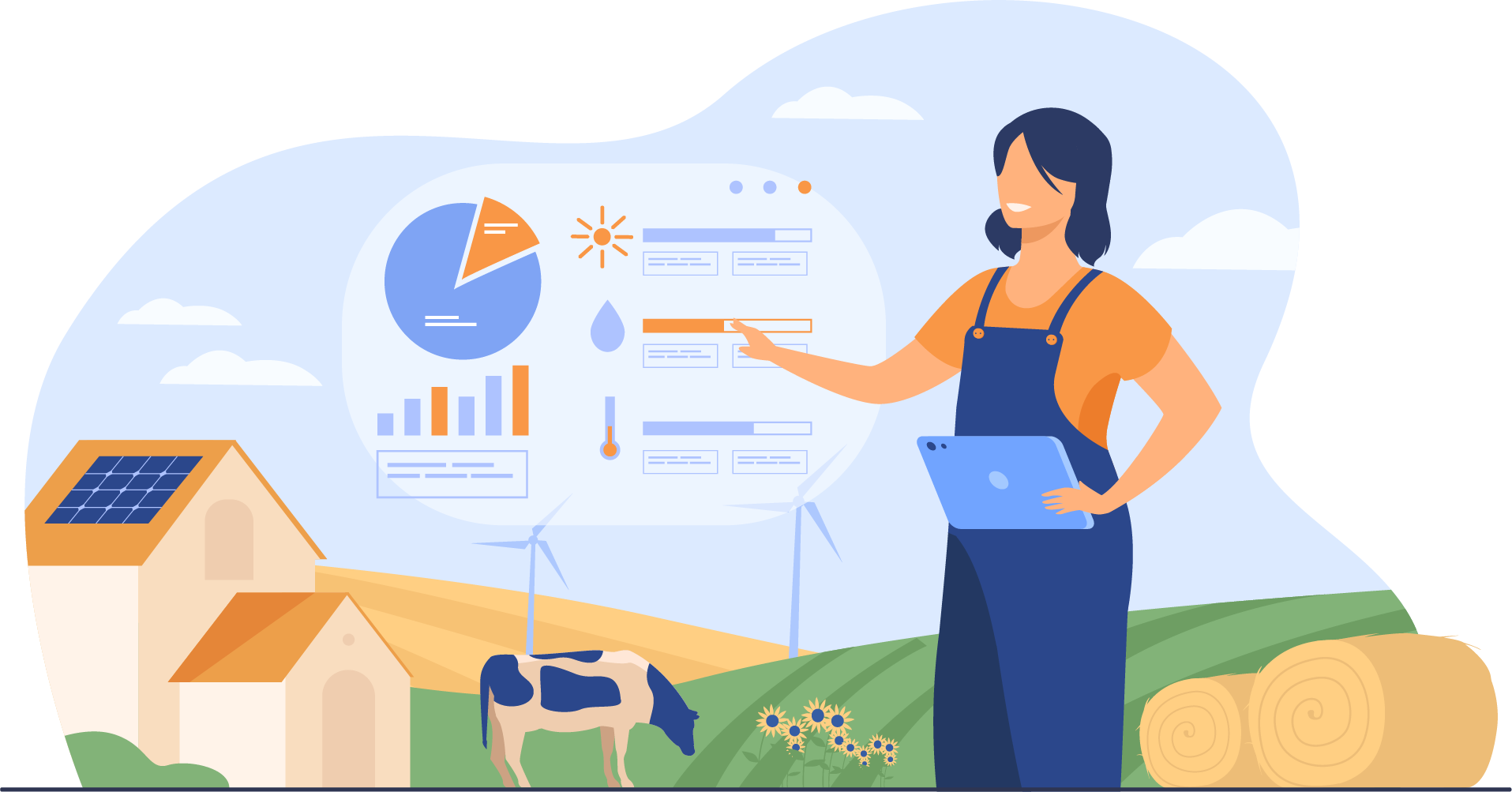 Illustration Etude De Marche